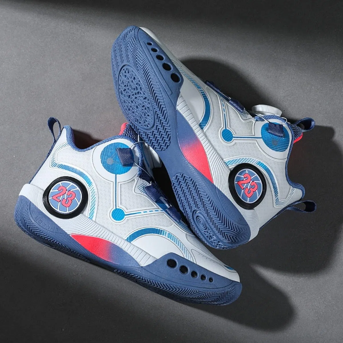 Chaussures de Basket-Ball pour Enfants Chaussures de Sport pour garçons Chaussures d'entraînement Confort