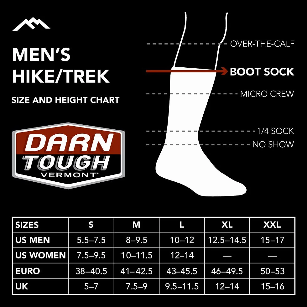 Darn Tough Light Hiker Micro Crew Light Cushion Light Hiker Micro Crew léger avec coussin Homme