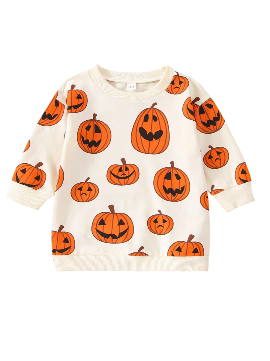 ZZLBUF Sweat-shirt décontracté à manches longues pour bébé garçon fille pour l'automne et l'hiver
