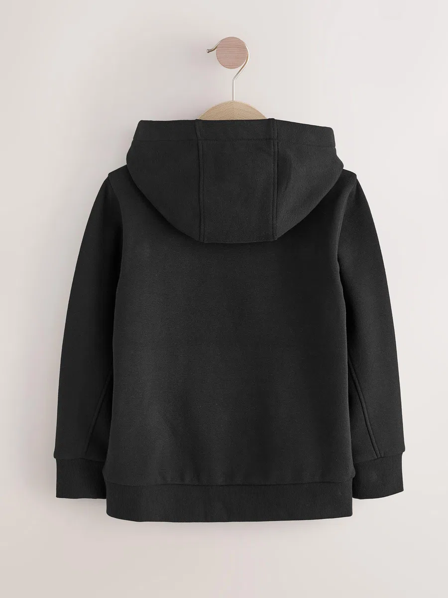 NEXT Garçon Sweat à Capuche uni zippé