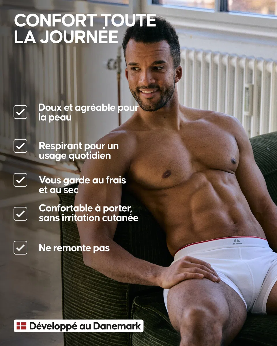 DANISH ENDURANCE Boxers en Bambou pour Hommes, sous-vêtements Respirants, Caleçons Antibactériens Doux, avec ou sans Braguette, Lot de 6 ou 10