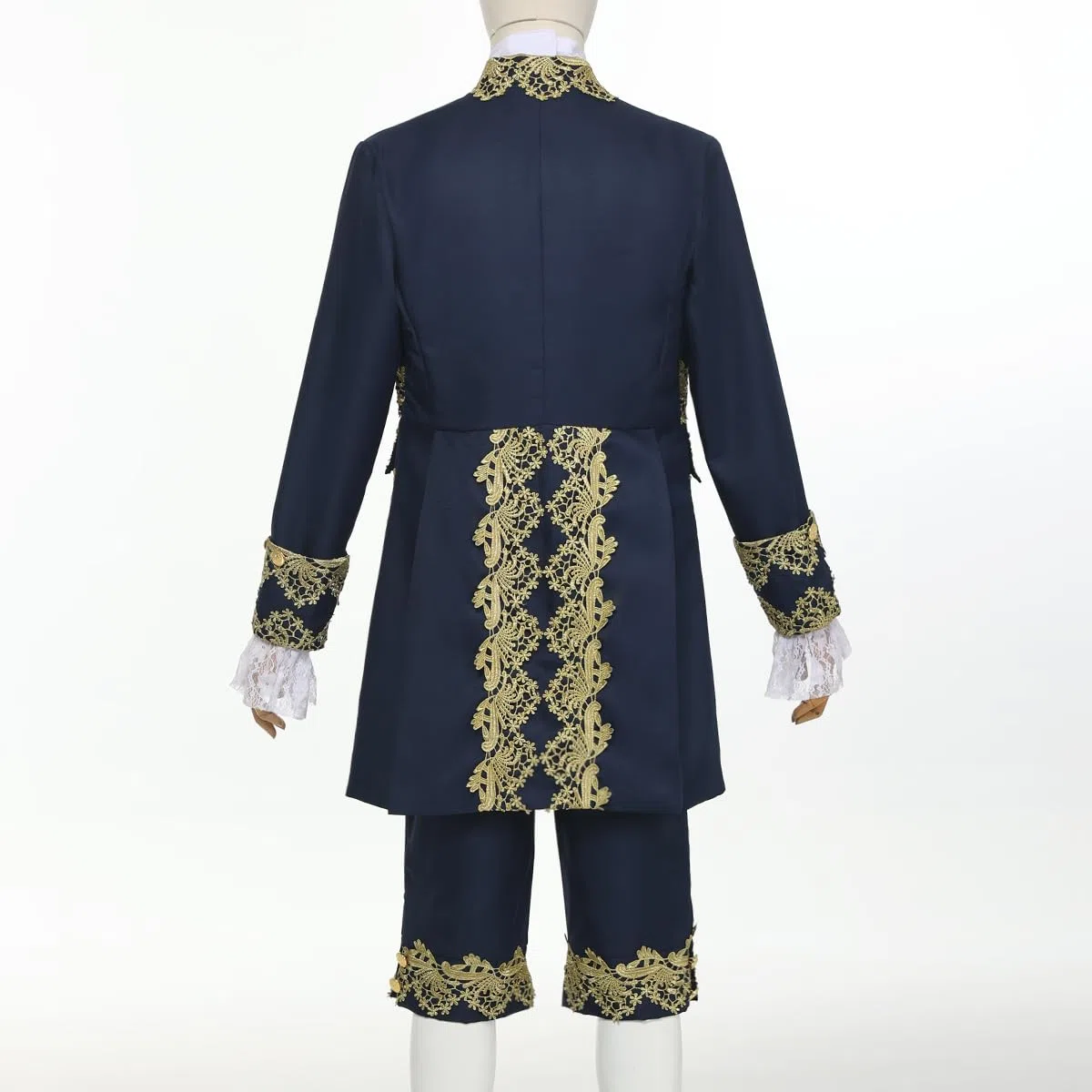 FAD-4U Costume Médiéval Manteau Victorien pour Homme Style Rococo Steampunk Gothique Prince Manteau Costume Mariage invités Makeup Party