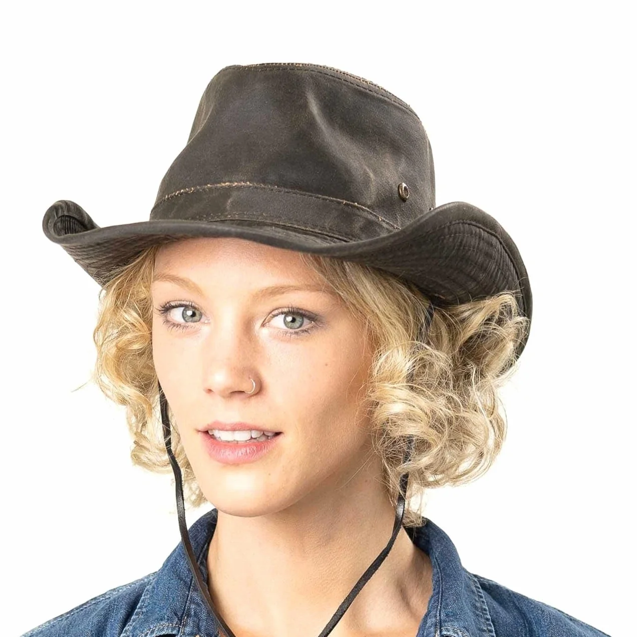 Stetson Diaz Chapeau Outdoor Protection UV Bord Formable Tissu Unisexe Ete Hiver