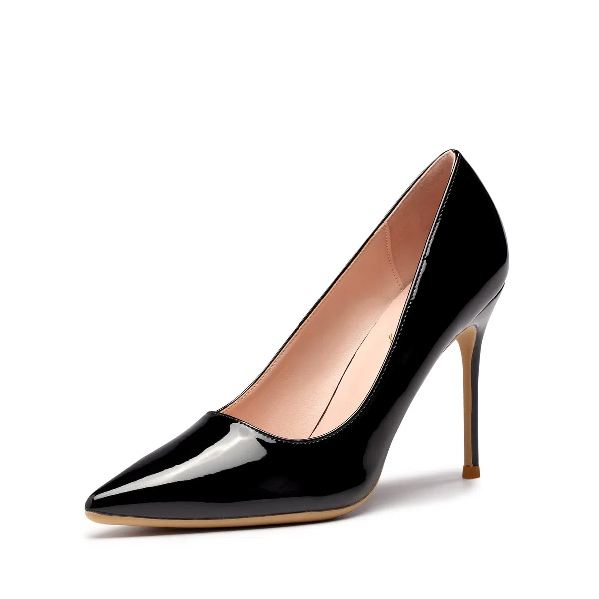 Escarpins Femme Talon Haut 10 CM Bout Pointu Fermé Sexy Chaussures Talons Aiguille Soirée Mariage
