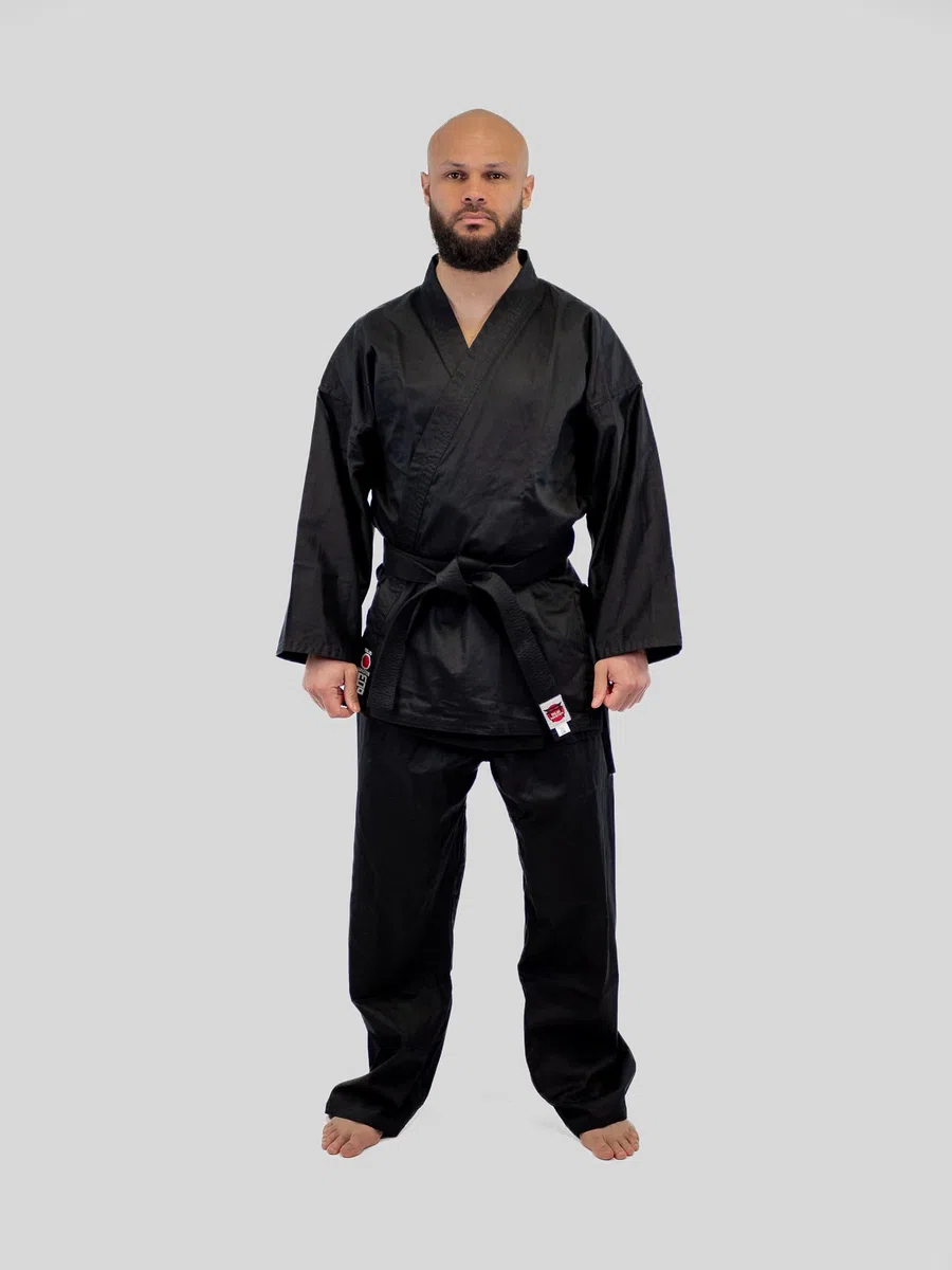 Kimono Karaté Noir Yok Taille 180cm