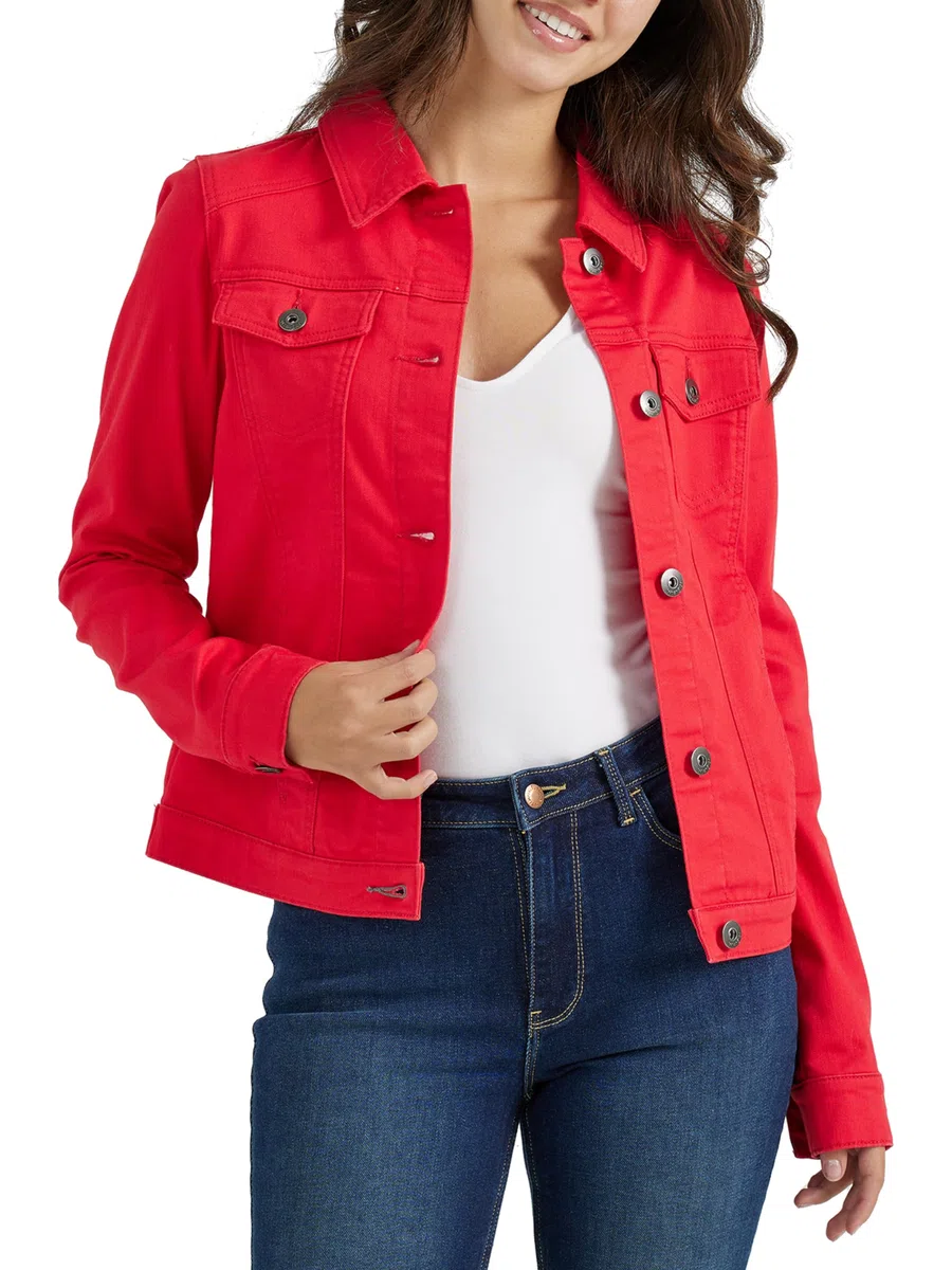 Wrangler Authentics Stretch Denim Jacket Veste en Jean Femme (Lot de 1)