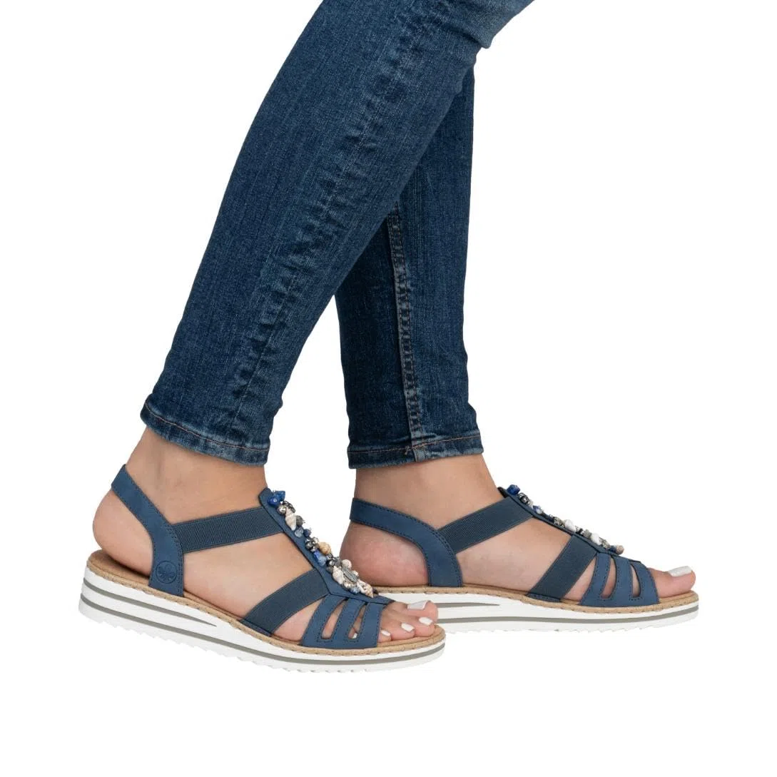 Rieker V0649 Sandale Femme