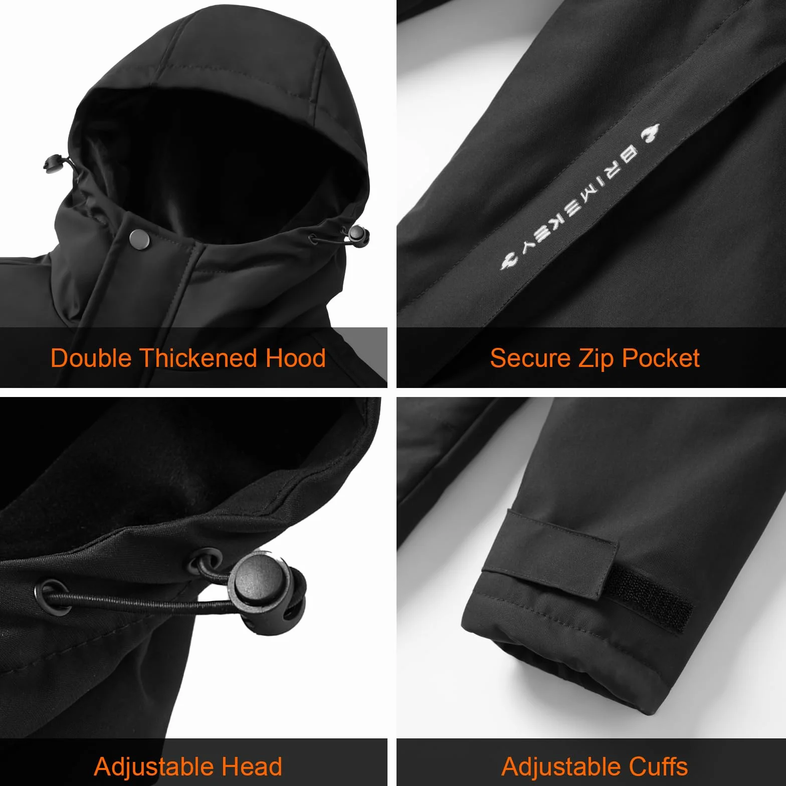 Veste Chauffante Femme avec Batterie 12000mAh, Électrique Vestes de Ski en Polaire Imperméable & Coupe-vent avec 6 Zones de Chaleur, Manteau Chauffant Capuche pour Extérieur Hiver