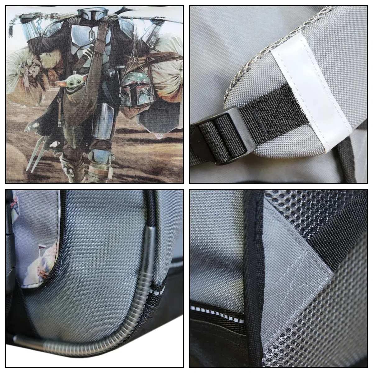 Bagtrotter Cartable 38 cm Star Wars/The Mandalorian Gris