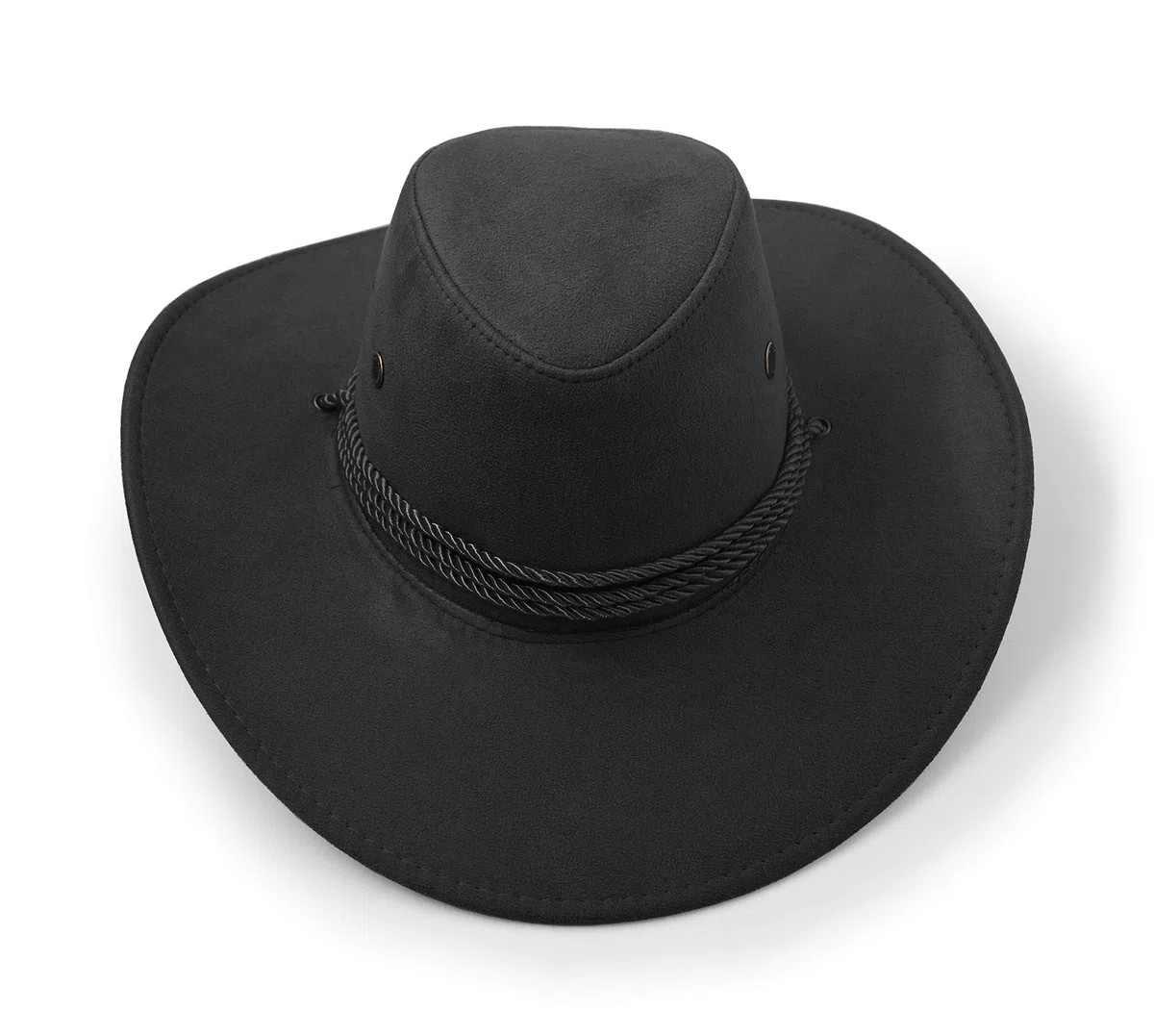 UltraKey Chapeau de Cow-Boy, Chapeau de Soleil Faux Feutre en Daim Bonnet de Voyage Ouest Chapeau Extérieur Protection du Soleil