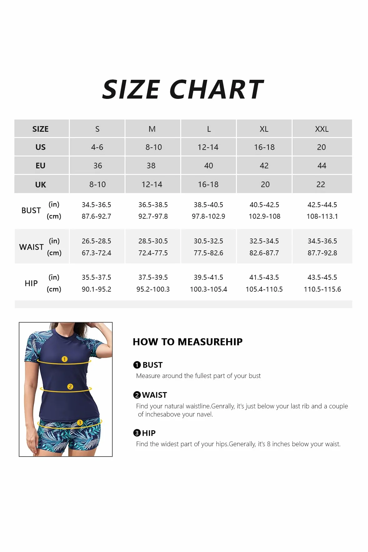 SHEKINI Maillot de bain 2 pièces pour femme avec soutien-gorge intégré - Maillot de bain à manches courtes - Haut pour boyshort