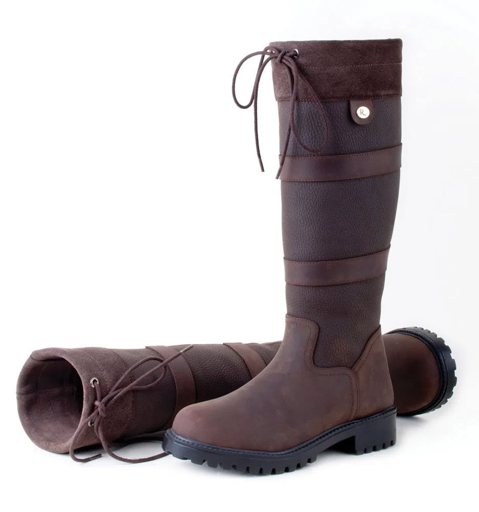 Rhinegold 'Elite' Brooklyn Bottes d’équitation longues en cuir
