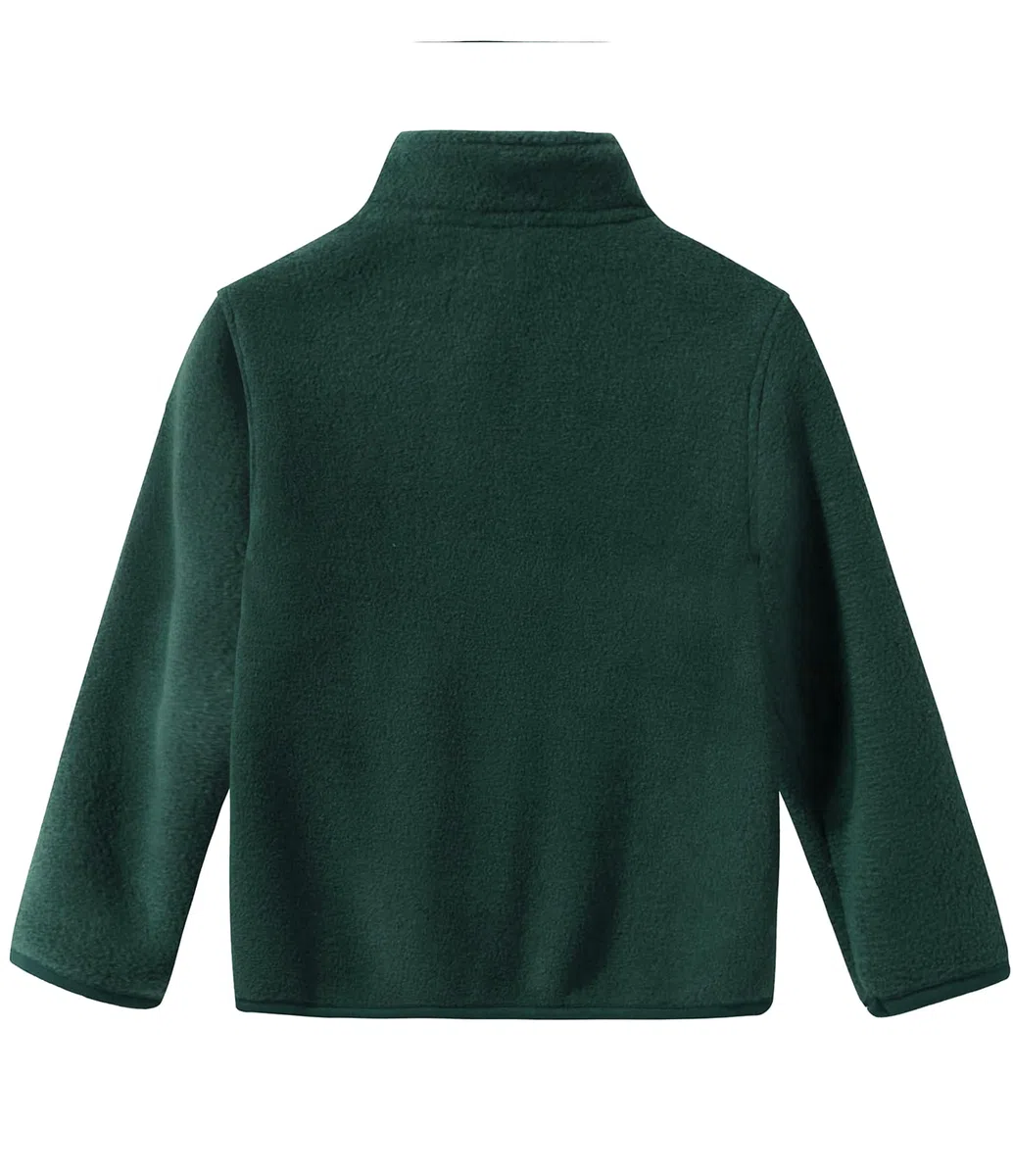 Spring&Gege Fleece Jacket Classics Full Zip Blouson de Sport Garçon