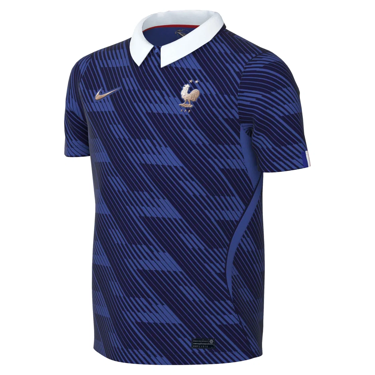 Nike FFF 2026 Stadium Domicile Maillot de Foot Replica Nike Dri-fit pour Ado Réplique du Maillot de Football Mixte Enfant (Lot de 1)