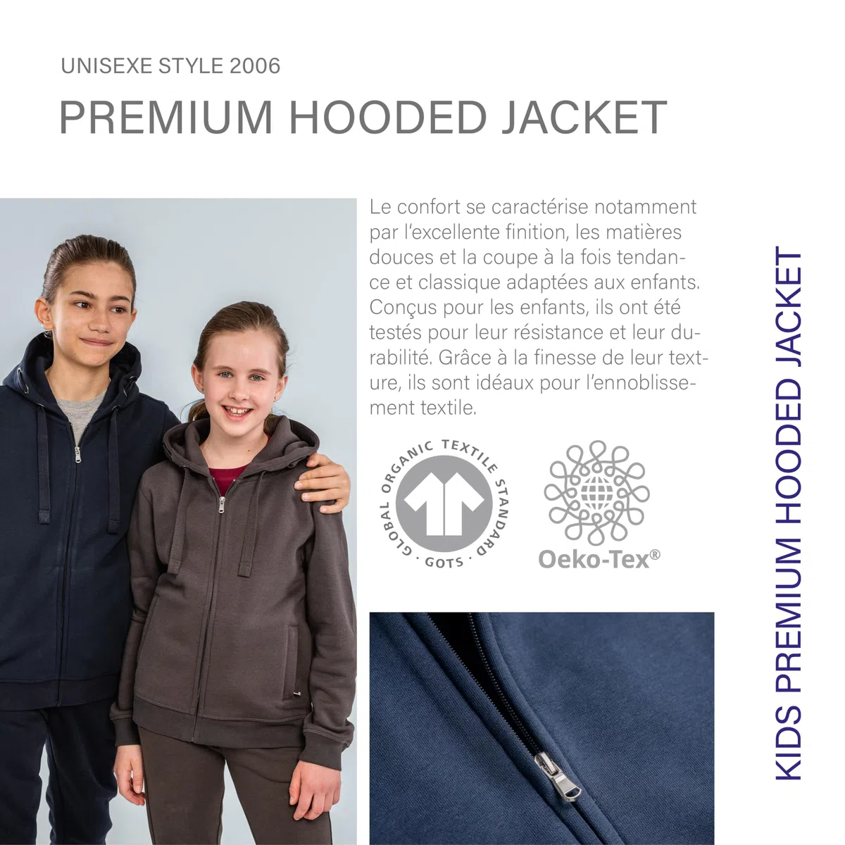 HRM 2006 Hoodie Mixte Enfant