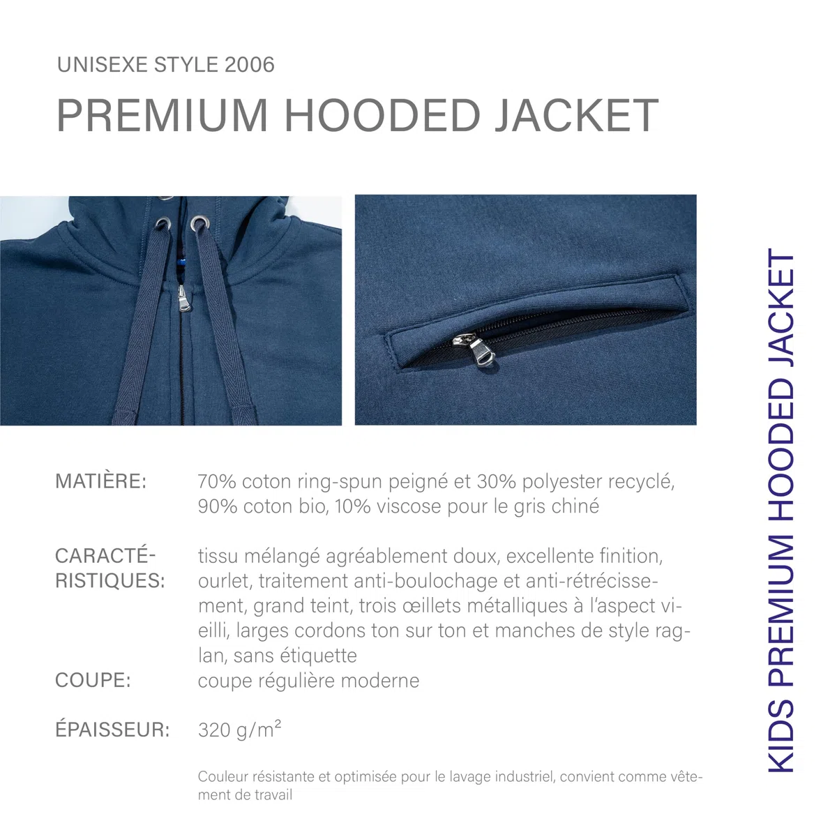 HRM 2006 Hoodie Mixte Enfant