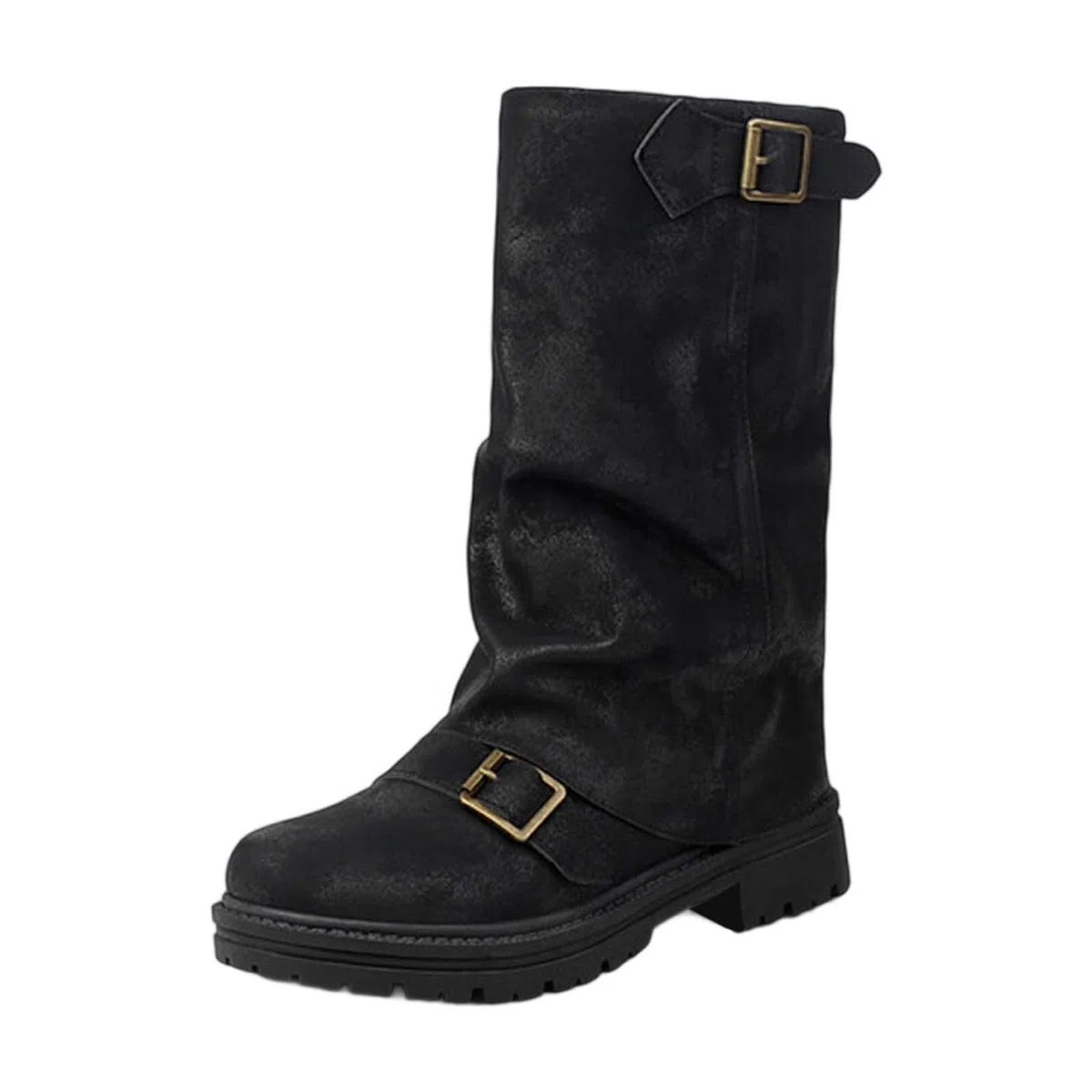 Chaussure Femme Bottes Cavalieres Femme Chaussures Pieds Larges Botte Caoutchouc Chaudes Haute Hiver Equitation Pour Mollet Large Chaussure Fourrée De Randonnée Confortable Bottines Compensées