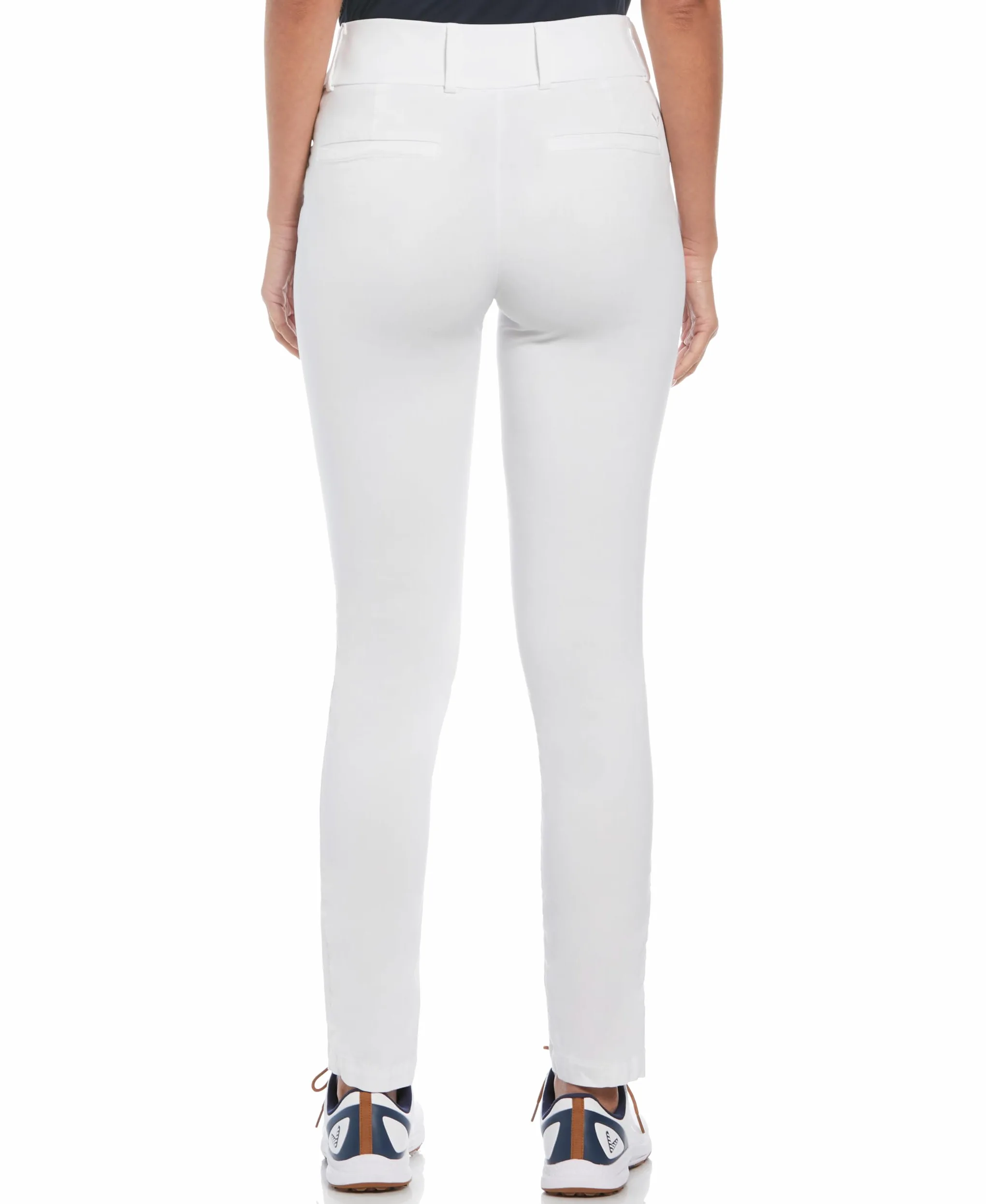 Callaway Women's Truesculpt Pull-on Tech Golf Pant, Brilliant White, SmallW x 29L
