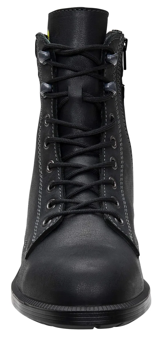 ELTEN Sicherheitsschuhe Nikola Black Mid ESD S2, Damen, Business, Elegant, Schwarz, Stahlkappe