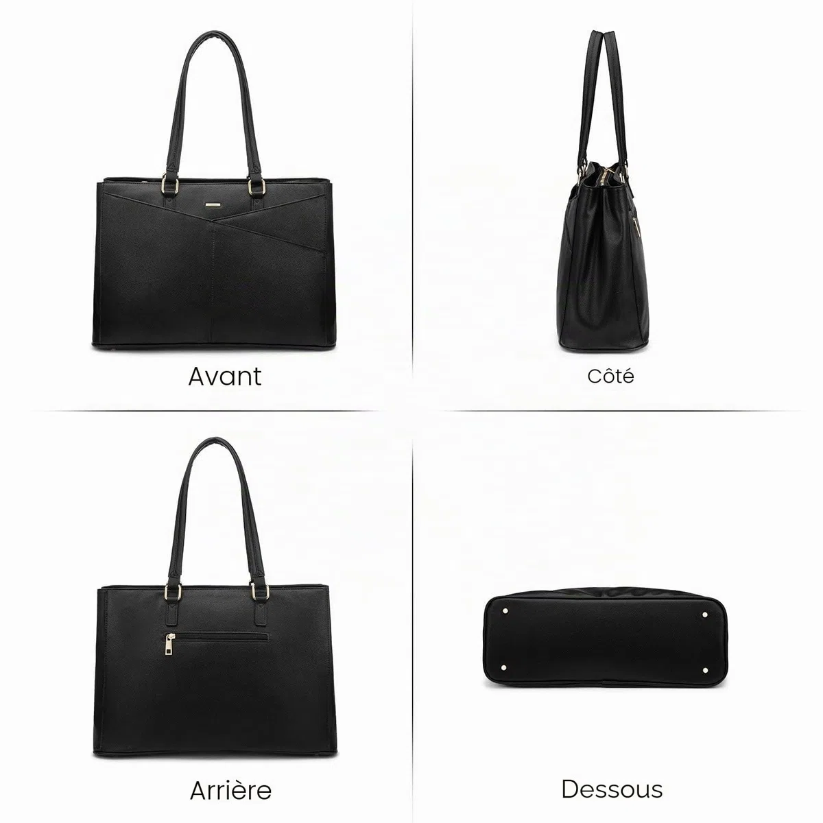 LOVEVOOK Sac pour ordinateur portable femme 17 pouces, Sac à main femme Sac de travail Sac d'enseignant Grand, Imperméable Sac shopping Sac à bandoulière Porte-documents Sac bandoulière Tote Bag pour