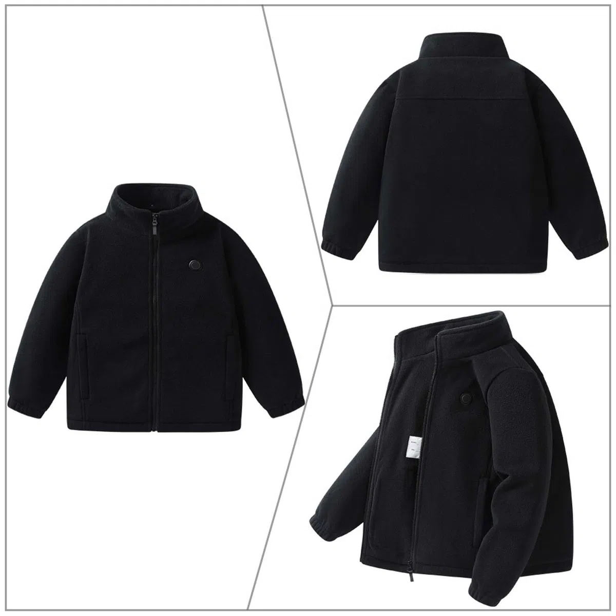 Veste chauffante pour garçons avec chargement USB, manteau doublé en polaire chaude pour temps froid, activités de plein air, manteaux d'hiver pour enfants et jeunes à capuche
