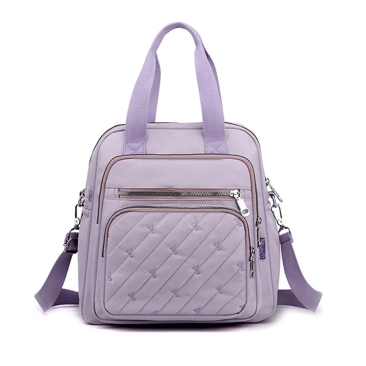 Sac à Dos Mode Sac D'épaule Femme Sac à Main avec Port de Chargement USB Nylon Sac Bandoulière Daypack pour Travail Voyage école Usage Quotidien