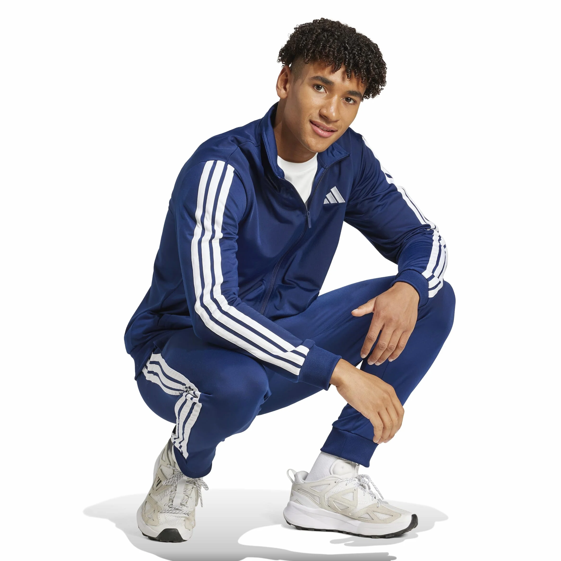 Adidas Homme Sportswear Basic 3 Stripes Tricot Tracksuit