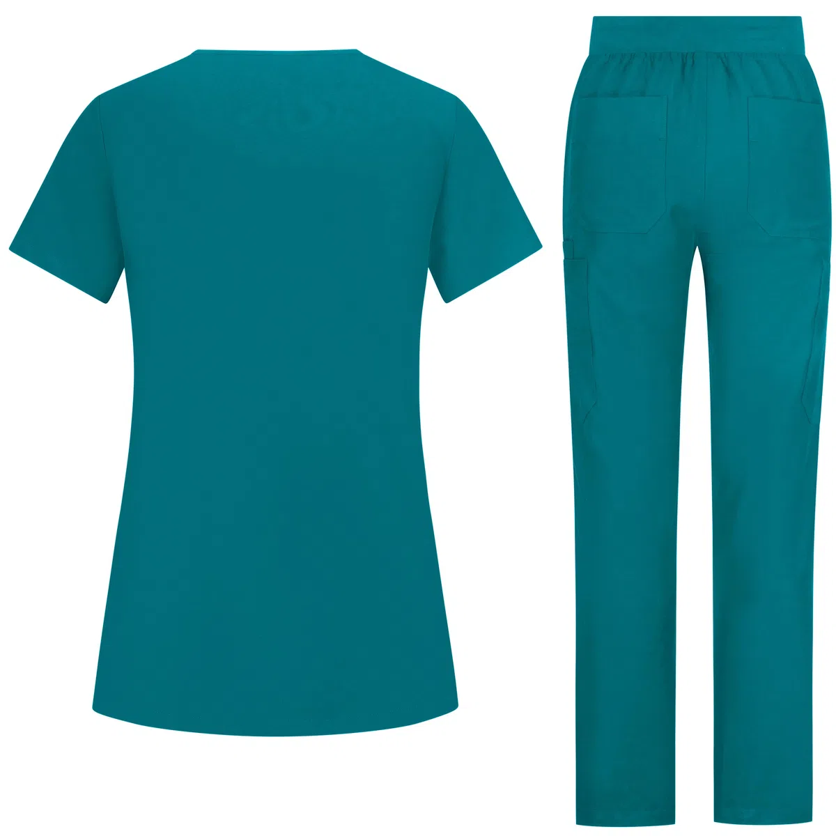 B-well Bella Uniforme Médicale Femme Élastique Ensemble: Haut et Pantalons + Blouse Medicale Femme/Vêtements Médicals Tenue Infirmiere