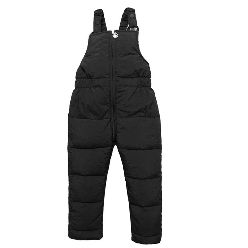 Happy Cherry - Salopette Hiver Bébé Garçon Fille Manteau Duvet sans Manche Enfant Combinaison de Neige Pantalons Longs Matelassé pour École Plein Air - 6 Mois-5 Ans
