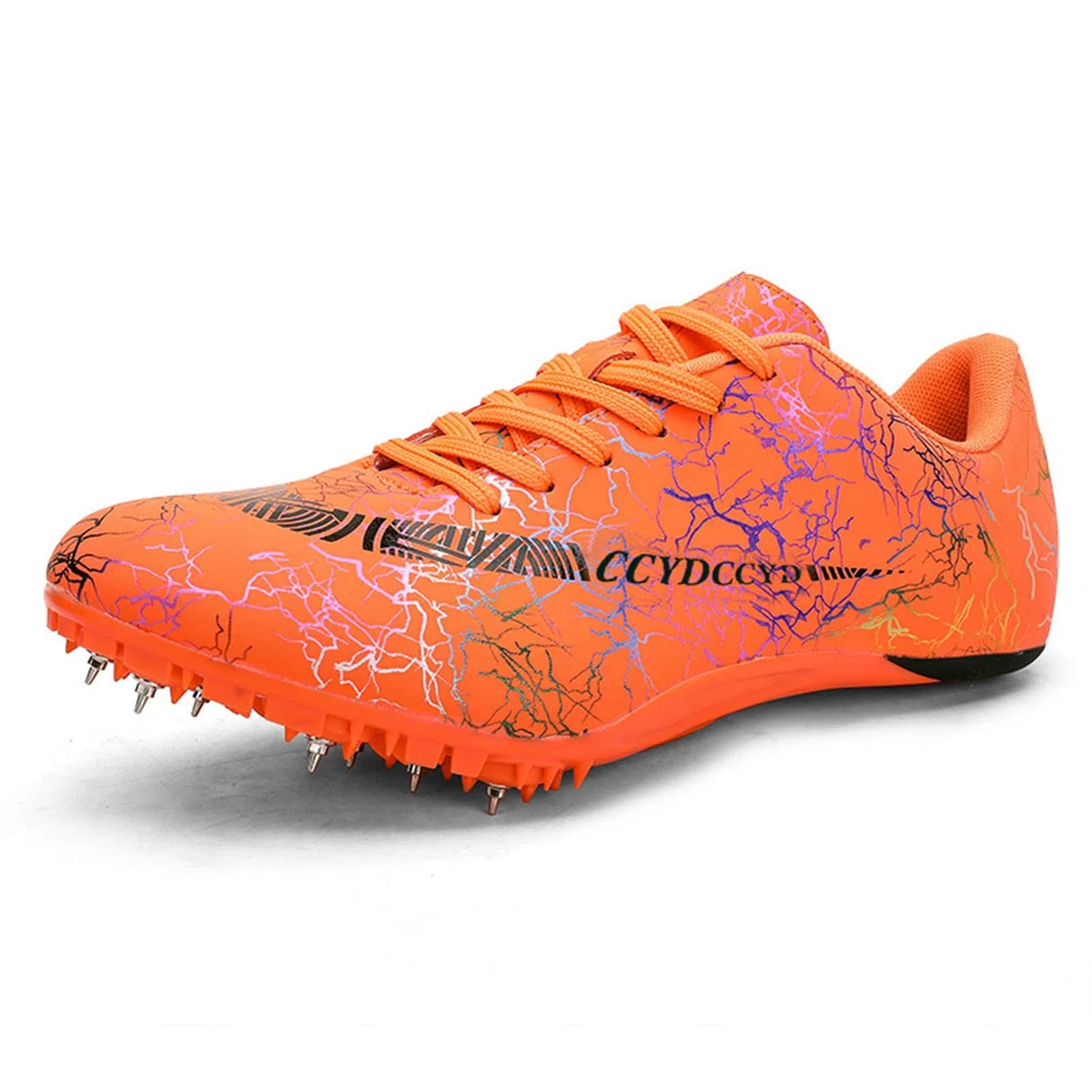 Chaussures D'athlétisme pour Hommes, Chaussures de Sprint Athlétisme, Chaussures de Saut en Longueur Compétition Poids Léger