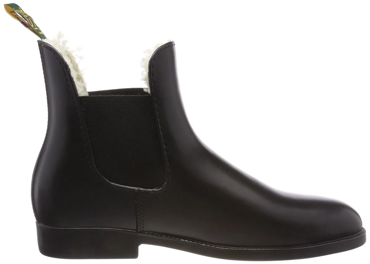United Sportproducts Germany USG 23334 Paire de Bottes d'équitation pour l'hiver avec élastiques, Pointure 34 Noir