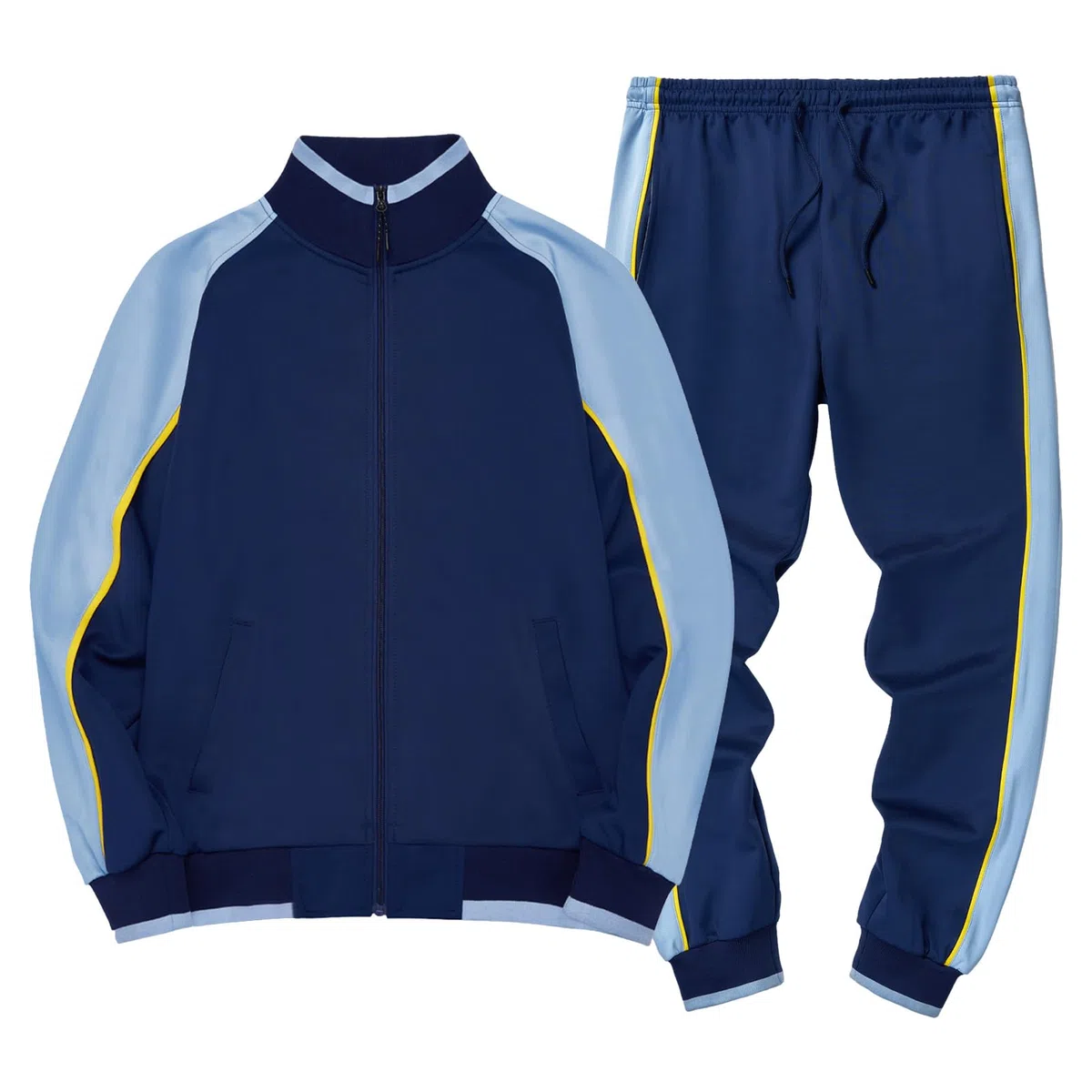 amropi Survêtement Homme Ensemble Veste Sweat et Pantalon Jogging Combinaison de Sport