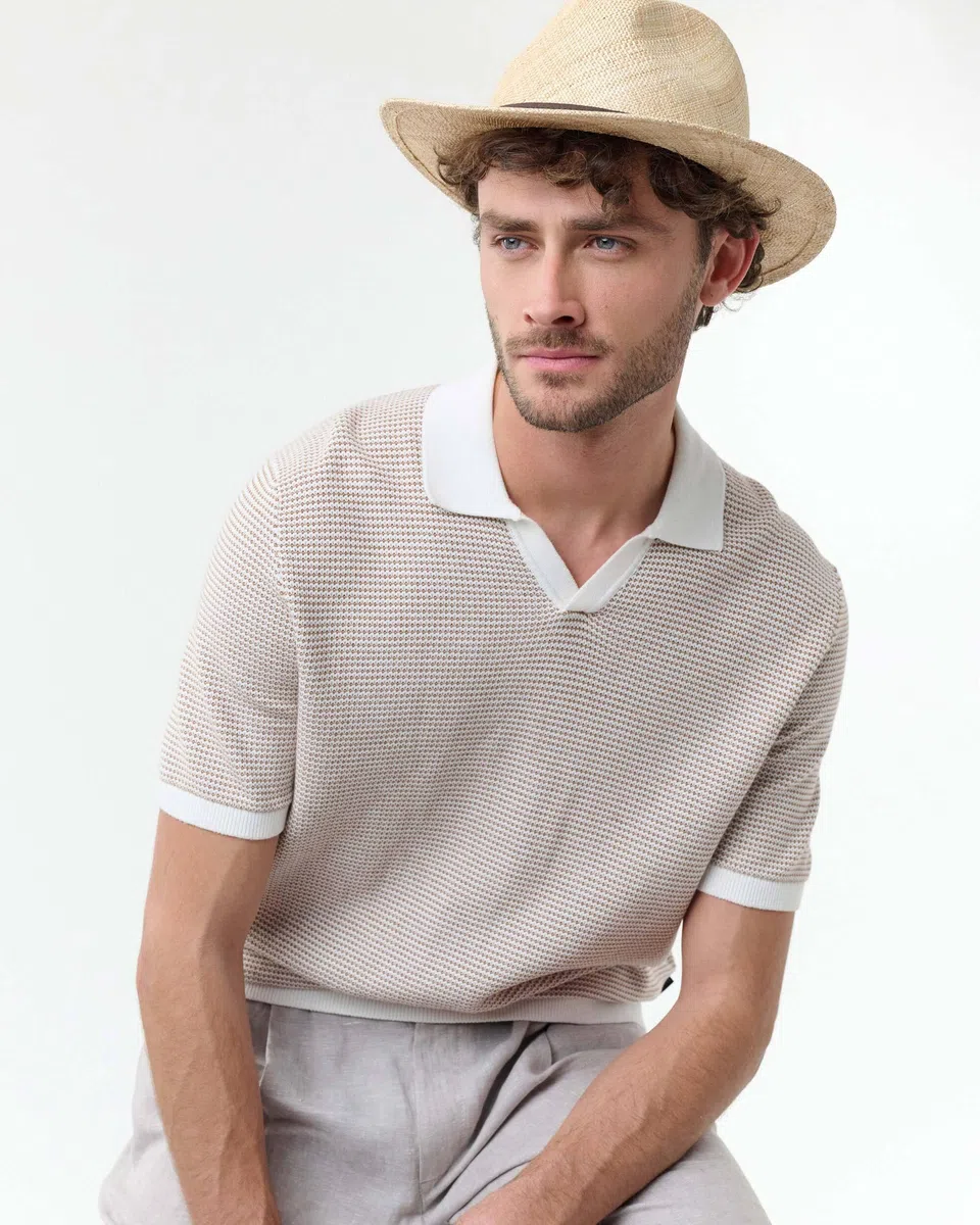 bugatti Chapeau de paille pour homme | 100 % paille | Bandeau en cuir | élégant finement tissé pour l'été