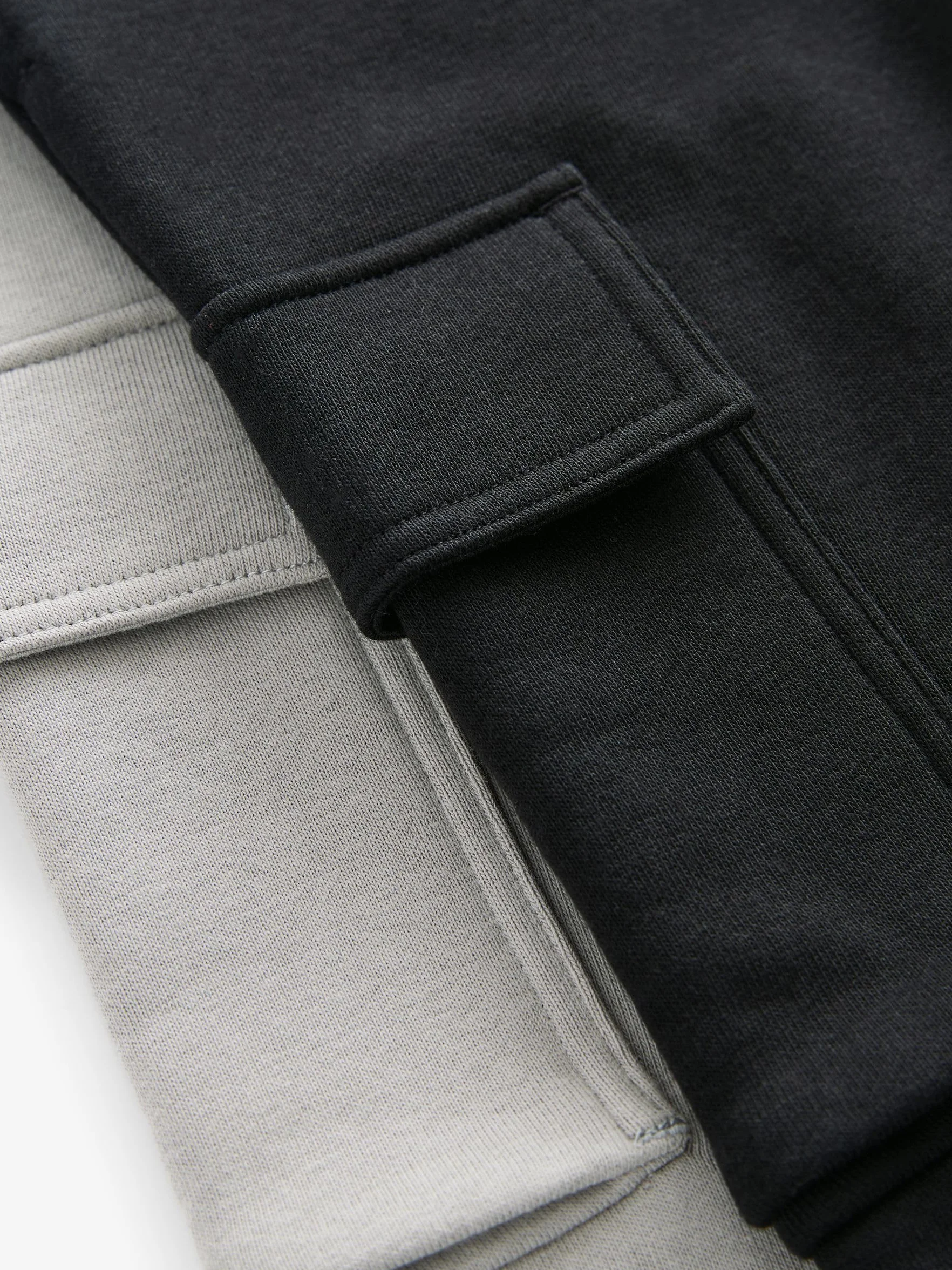 NEXT Garçon Pantalon de Jogging Regular Cargo Slim, Lot de 2