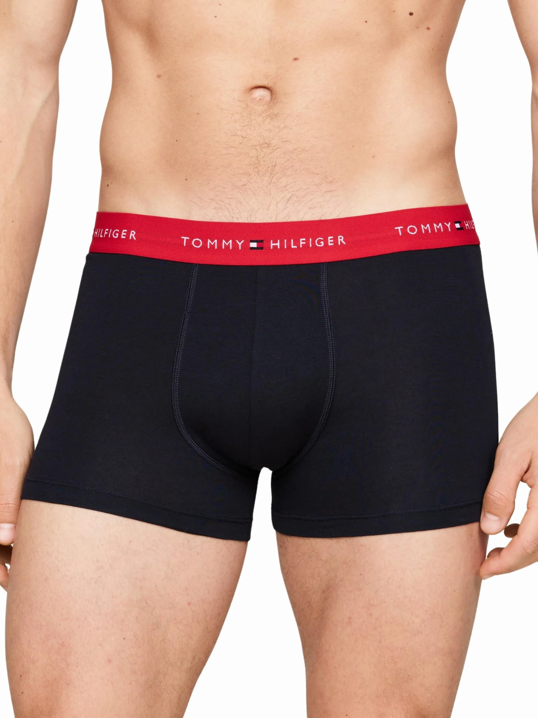 Tommy Hilfiger Boxers Lot de 3 Homme avec Ceinture à Motif Logo