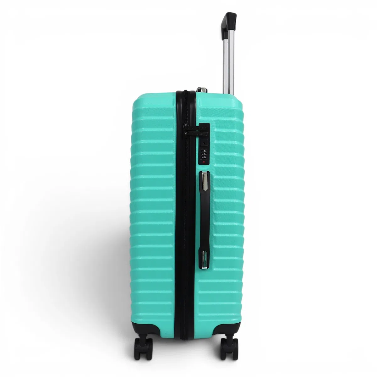 Vic – Valise Moyenne 65 cm – ABS légère et résistante – Bagage Rigide – Serrure à Code sécurisée – 4 Roues Double Ultra fluides – Turquoise – 65 x 44 x 26 cm