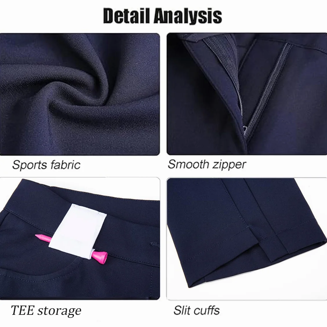 Pantalon De Golf pour Femme Pantalon D'été Léger Et Extensible À Séchage Rapide Pantalon De Travail Décontracté