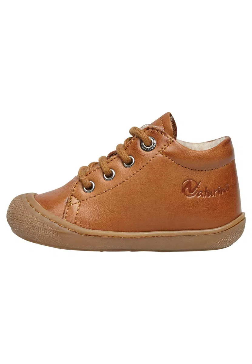 Naturino Chaussures Premiers Pas en Cuir doublés en Laine