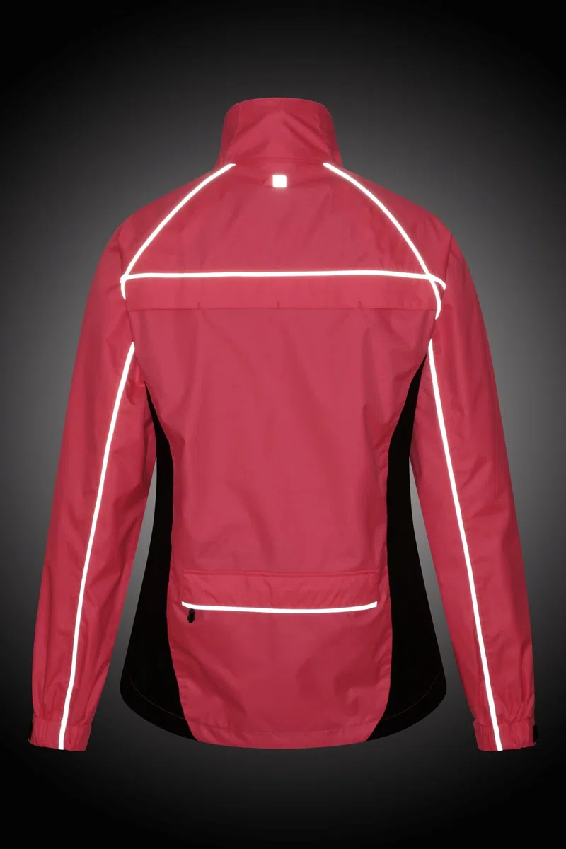Mountain Warehouse Veste Imperméable Adrenaline Femme - Veste Respirante, Coutures Imperméables, Veste Pluie Réfléchissante - Cyclisme, Printemps été