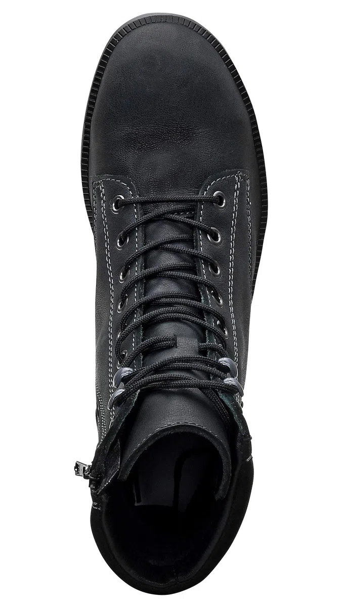 ELTEN Sicherheitsschuhe Nikola Black Mid ESD S2, Damen, Business, Elegant, Schwarz, Stahlkappe