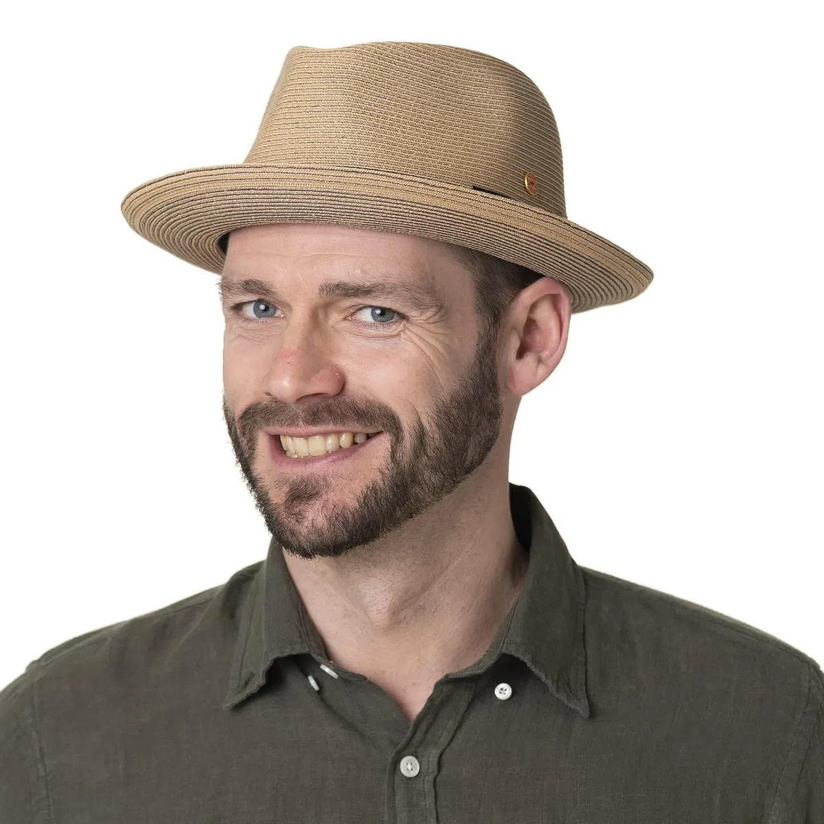 Mayser Chapeau en Paille Samuel Livorno Fedora Homme - Made in The EU de Plage Soleil Printemps-ete Ete