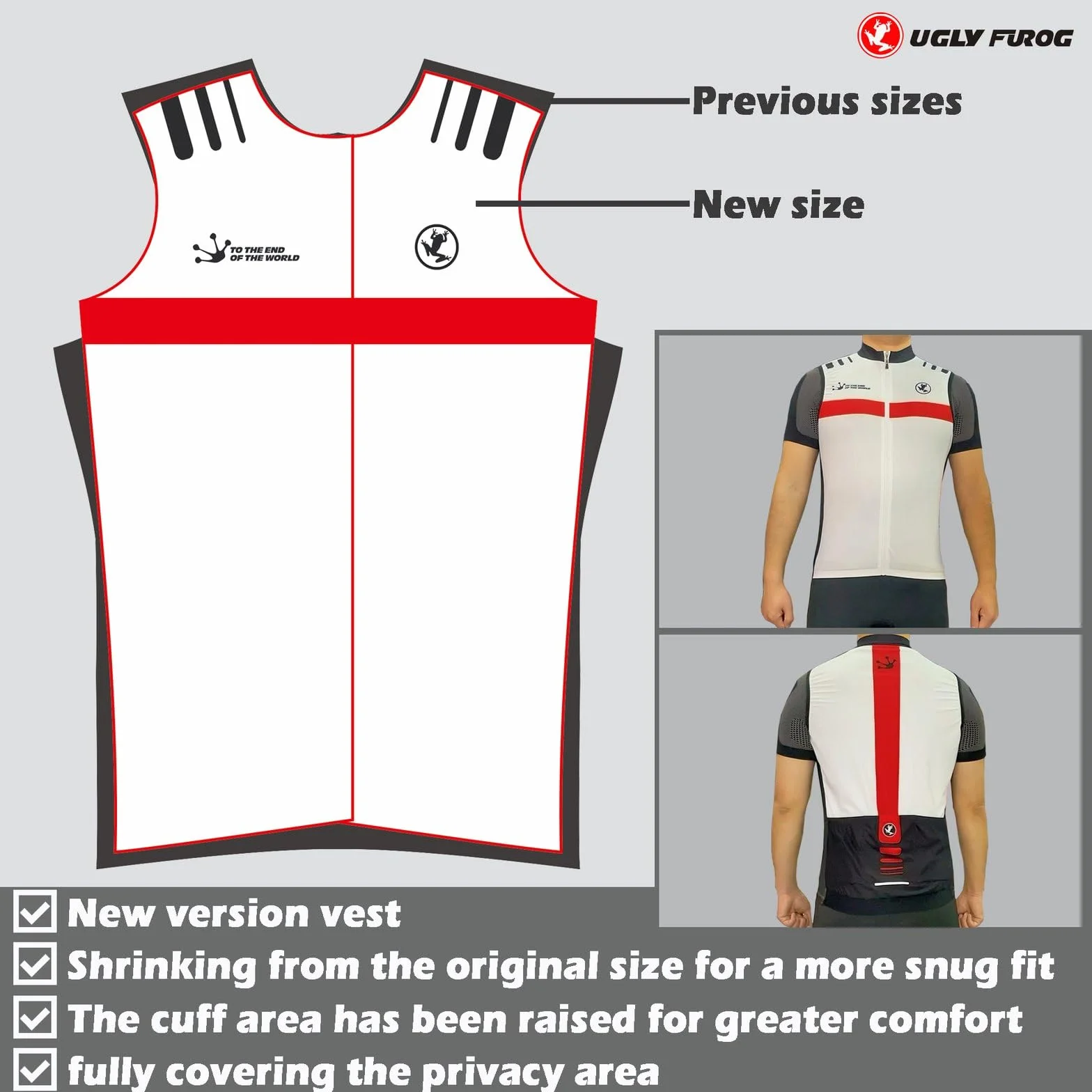UGLY FROG Vêtements de vélo Cyclisme Mens Maillots à Manches Courtes MTB T-Shirt Respirant séchage Rapide