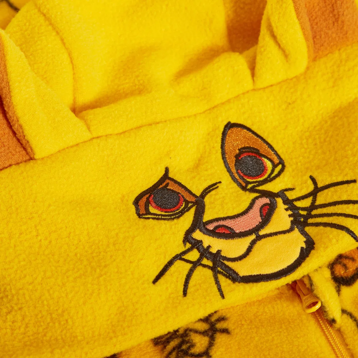 Disney Lion King Onesie Filles garçons Simba Tout en Un garçons Habiller Enfants vêtements de Nuit Lion Chaud Polaire Pyjamas