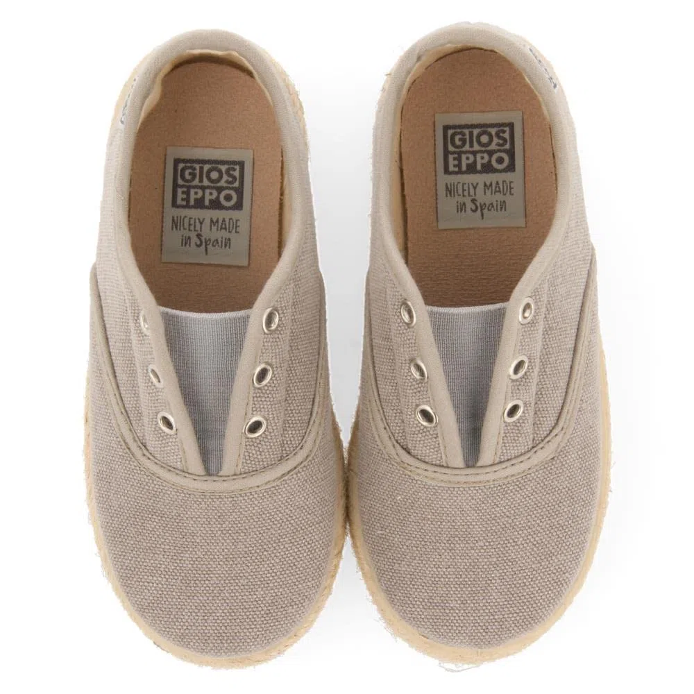GIOSEPPO Espadrilles Grises de Type Oxford pour garçon farges
