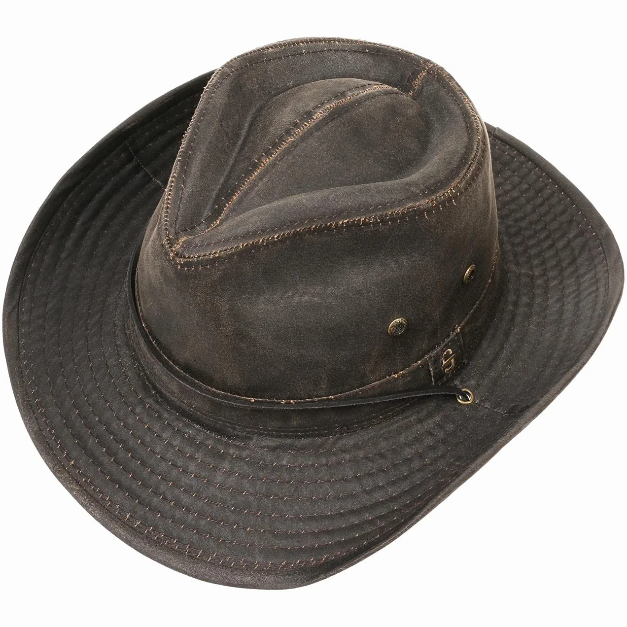 Stetson Diaz Chapeau Outdoor Protection UV Bord Formable Tissu Unisexe Ete Hiver