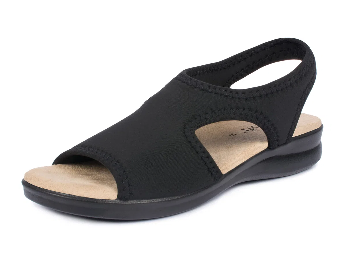 Aerosoft Sandales stretch 05 pour femme, extra légères et élastiques