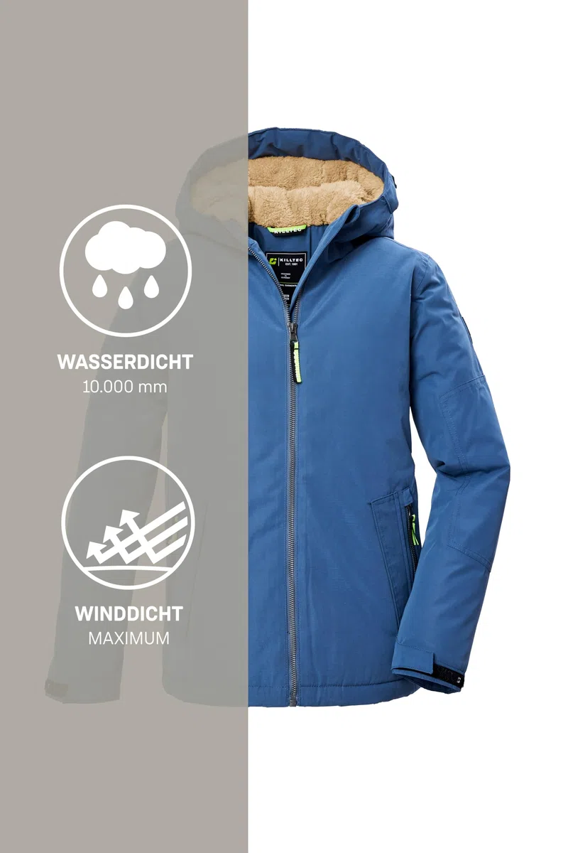 Killtec Kow 377 Bys Jckt Veste fonctionnelle/d'hiver avec capuche Garçon