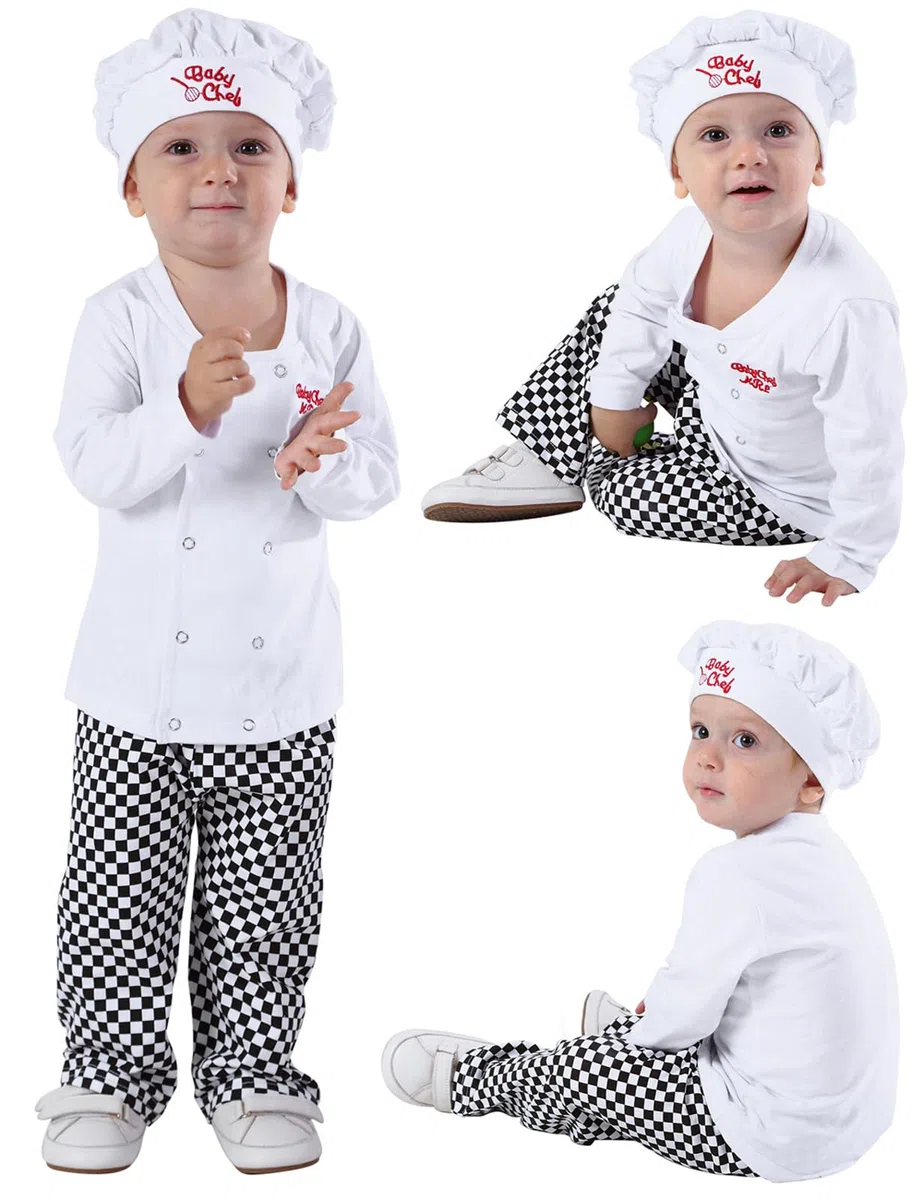 Ensemble Chef Bébé Garçons Halloween Tenue 0-4 Ans