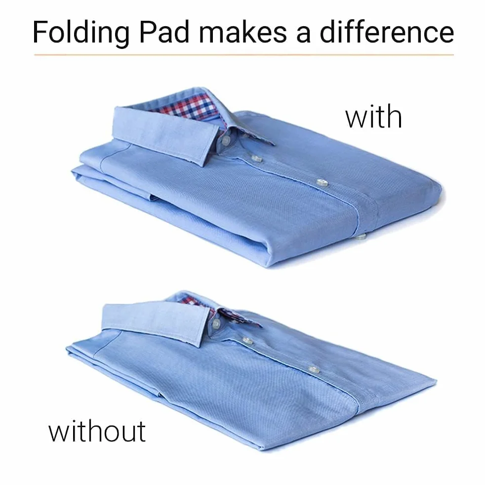 Packshi Housse de Voyage pour Chemises avec plieur à Linge et étiquette supplémentaire Gratuite | Cadeaux pour Hommes | Accessoires de Voyage pour Homme, Emballage, Étui de Protection