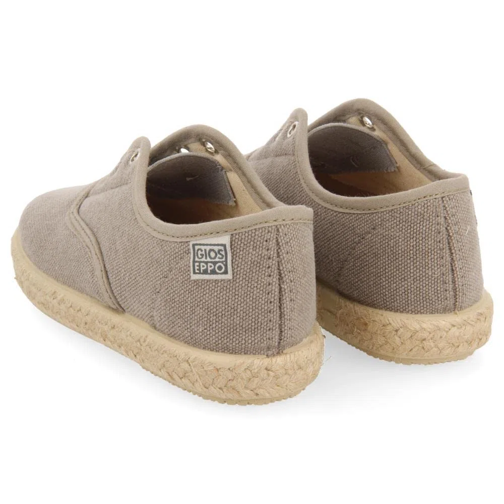 GIOSEPPO Espadrilles Grises de Type Oxford pour garçon farges